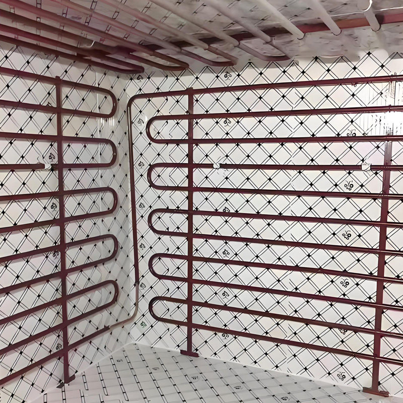 冷库专用铝排管铝光管两翅片冷冻库速冻库铁排管搁架冷库全套设备(pic7)