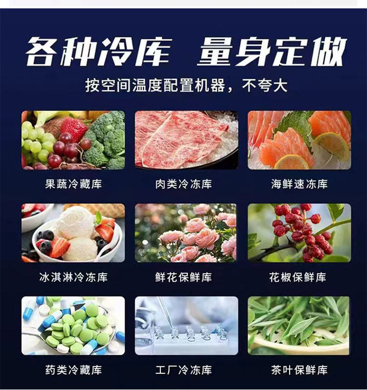 中大型冷库全套设备小型果蔬冷藏气调库肉类制冷冻机组速冻库定制(pic11)