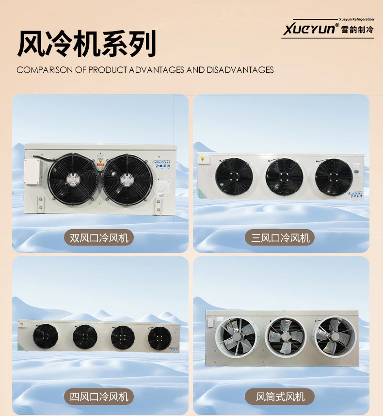 冷库冷风机蒸发器制冷设备电化霜内机小型全套设备专用冷藏DD内机(pic9)
