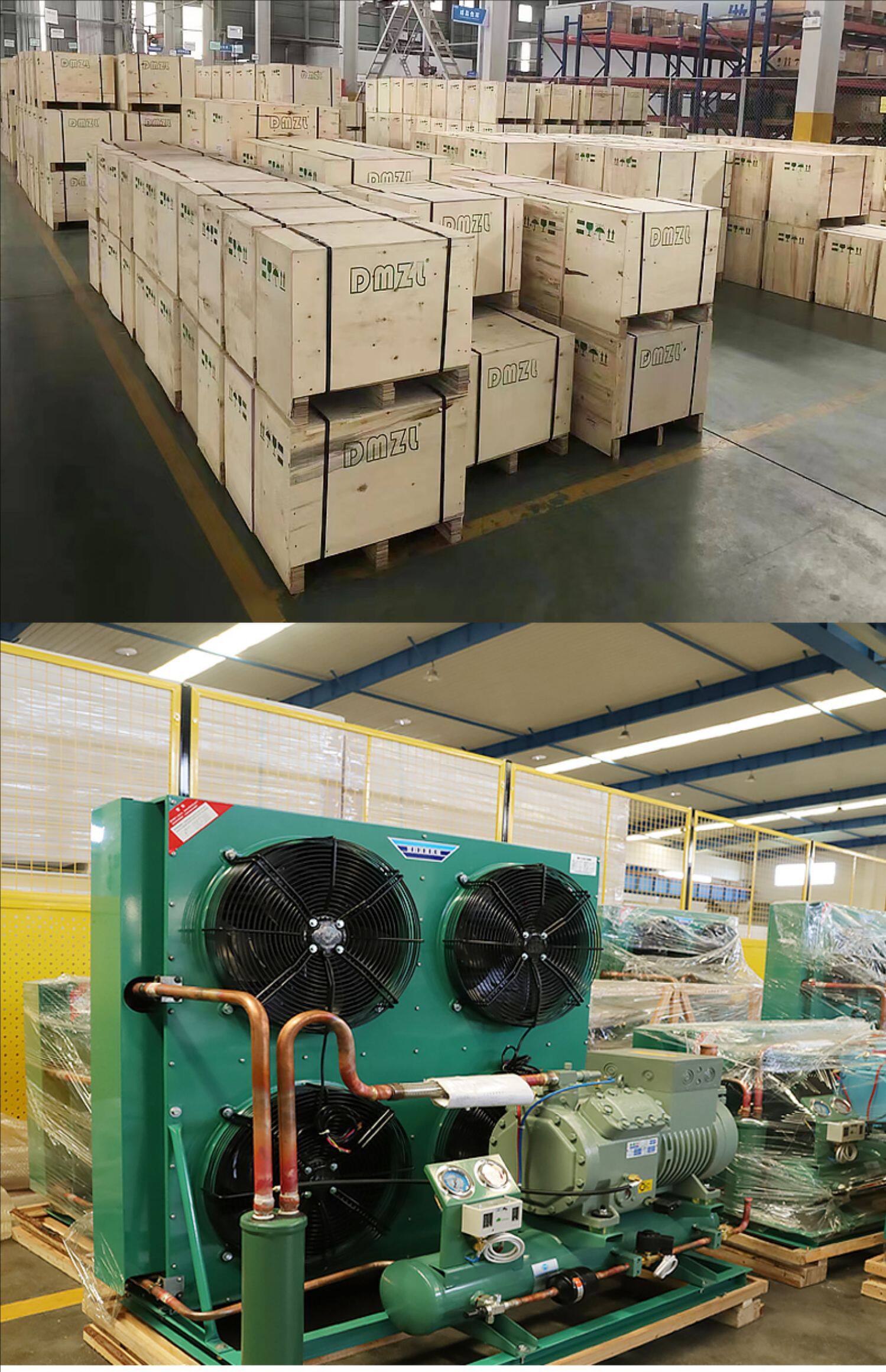 大明小型冻库冷库制冷机组全套设备35匹10匹半封闭压缩机定制专用(pic18)