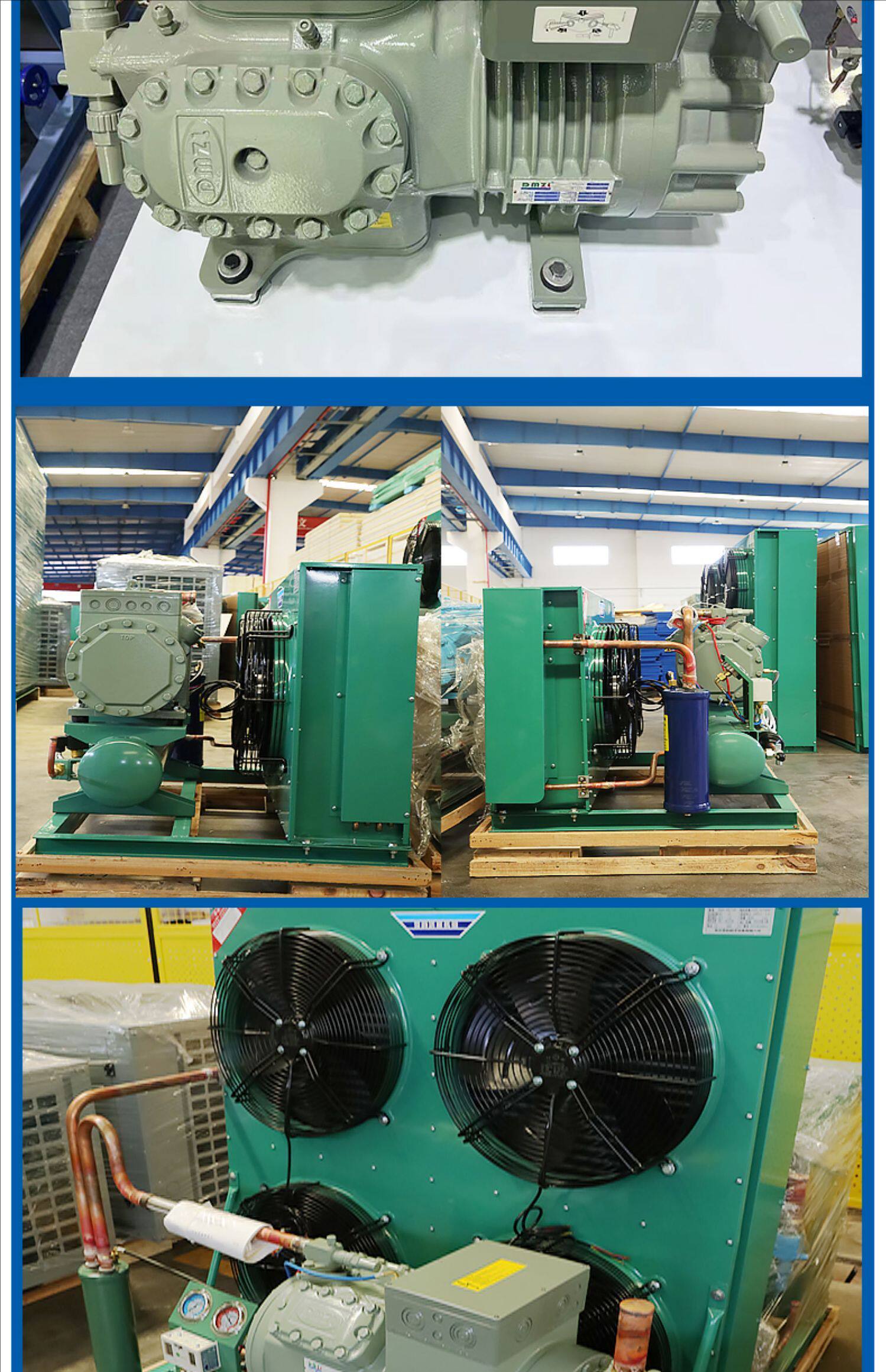 大明小型冻库冷库制冷机组全套设备35匹10匹半封闭压缩机定制专用(pic23)