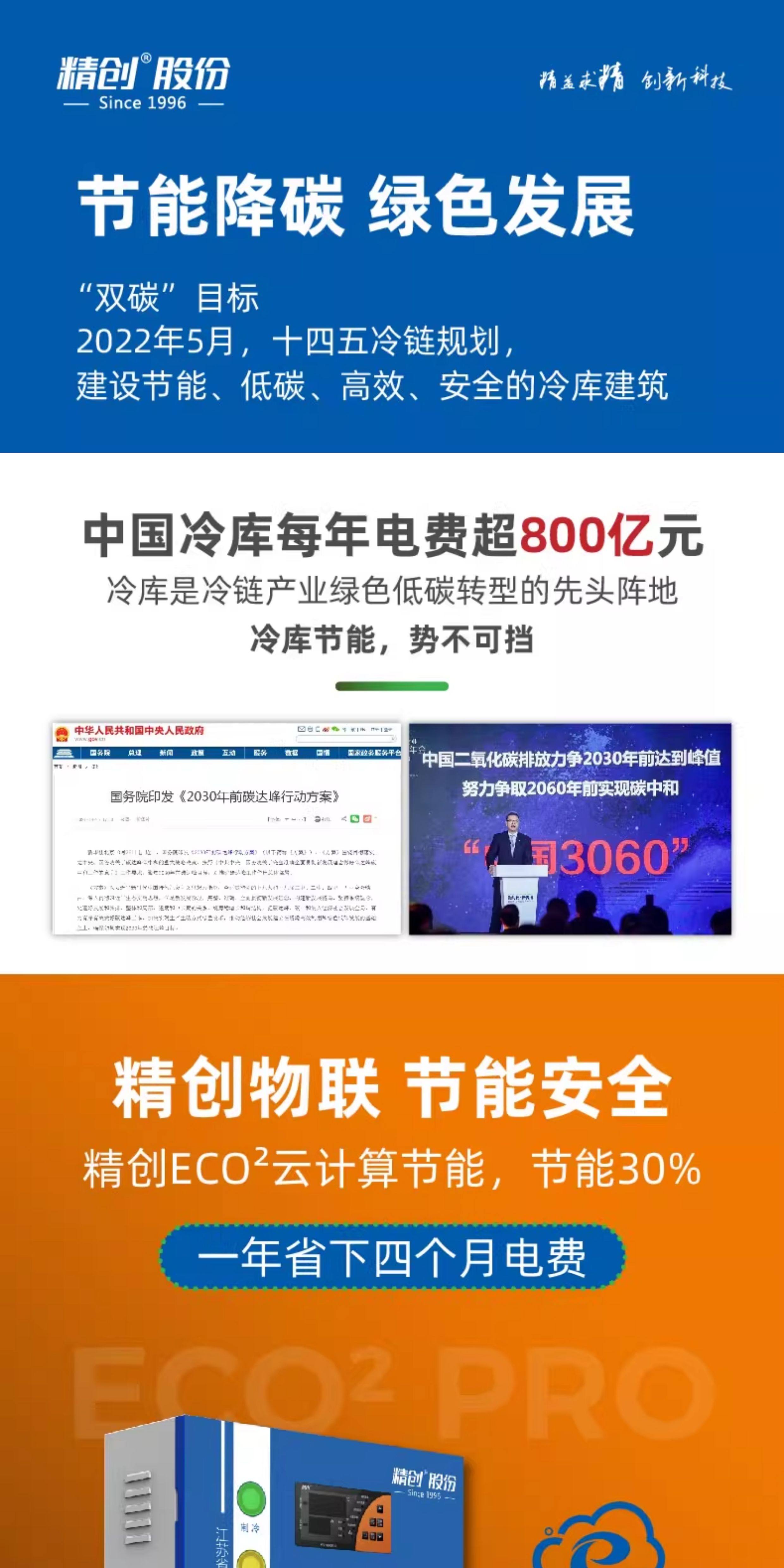 精创ECO云计算节能电控箱 冷库电源控制箱 制冷化霜远程报警(pic2)