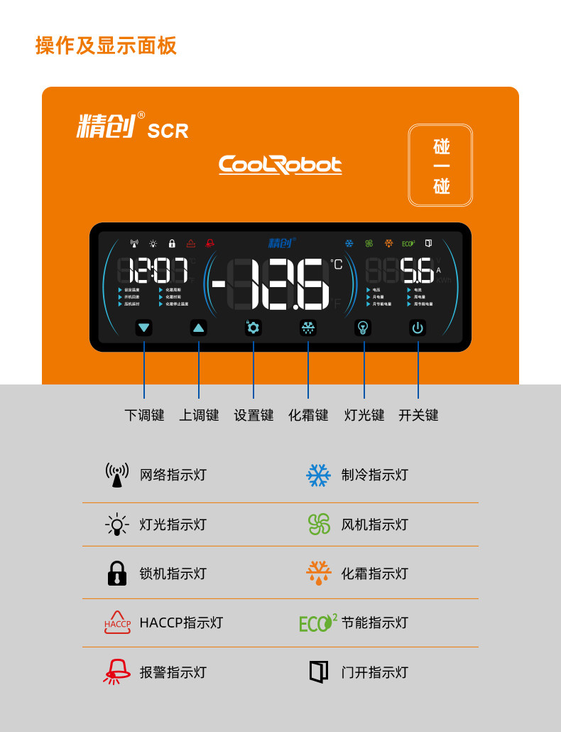 精创节能温控电控箱SCR-2冷库压缩机化霜风机控制联网远程查看(pic2)