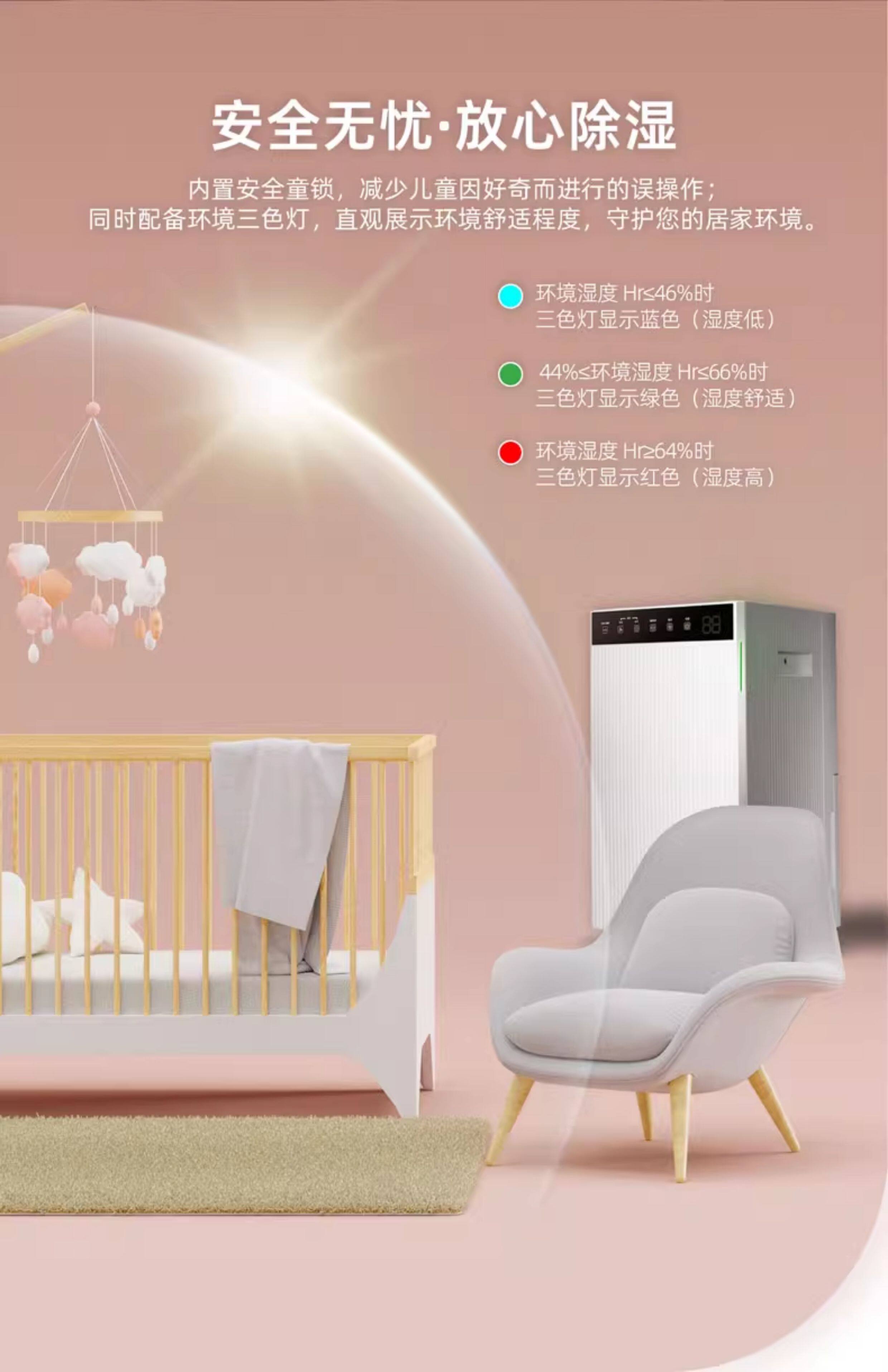 松井家用除湿机器抽湿器家用商用客厅地下卧室除潮干衣新款 SH45A(pic8)