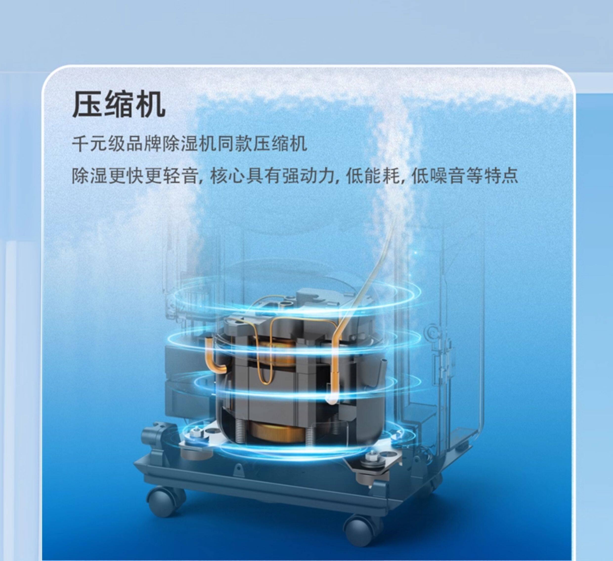 松井除湿机家用静轻音房间客厅地下室干燥吸潮抽湿机器L新款SH25A(pic8)