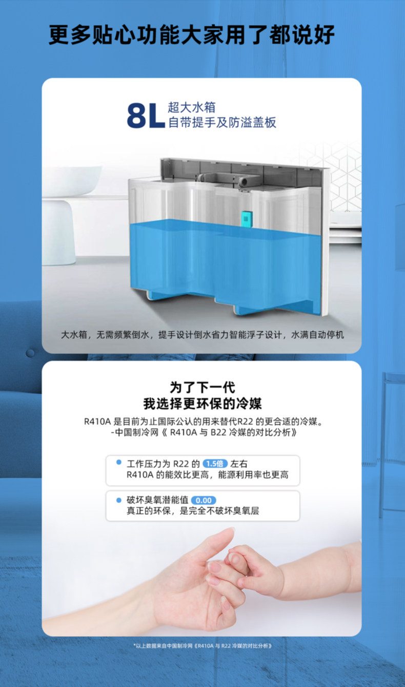 松井除湿机家用地下室别墅大户型大功率抽湿潮吸湿器工业干燥652E(pic13)