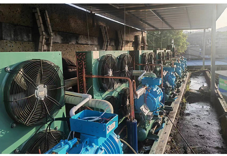 冷库制冷机组冷藏10匹5匹低温博莱特半封闭全套设备活塞机压缩机(pic18)