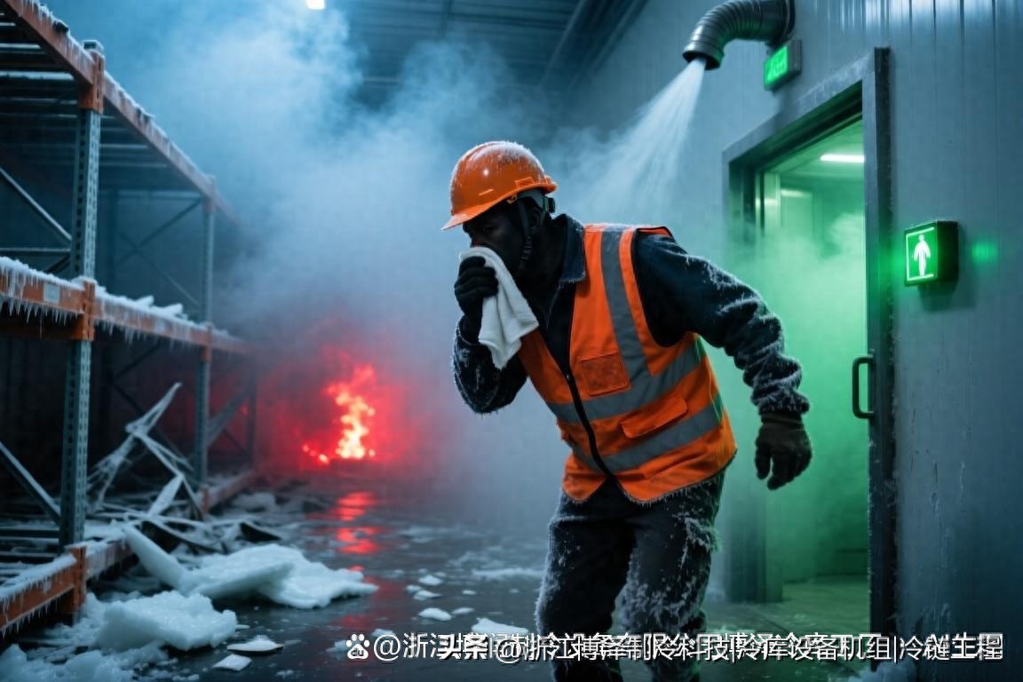 冷库火灾自救指南：关键时刻的保命动作