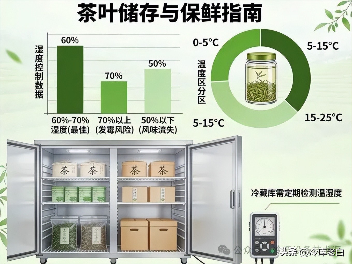 茶叶冷库保鲜技术全解析：温度、湿度、建筑要求一文搞懂(pic2)