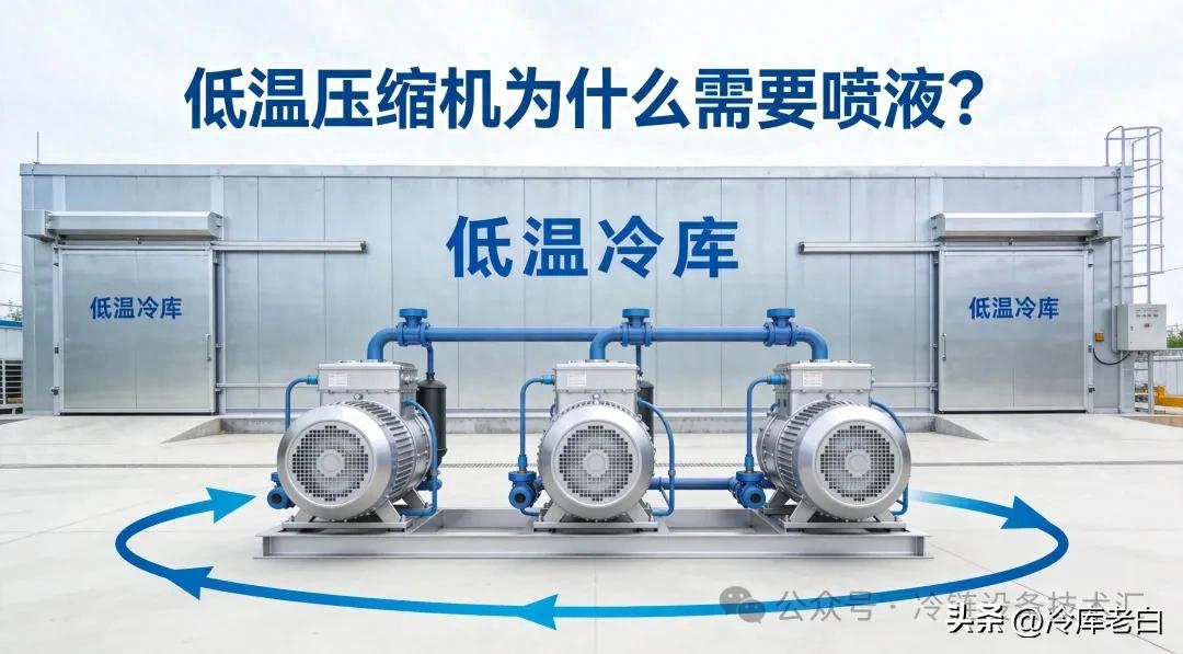 低温冷库压缩机为什么需要喷液? 排气温度控制不到位,后果很严重(pic1) 低温冷库压缩机为什么需要喷液? 排气温度控制不到位,后果很严重(pic1)