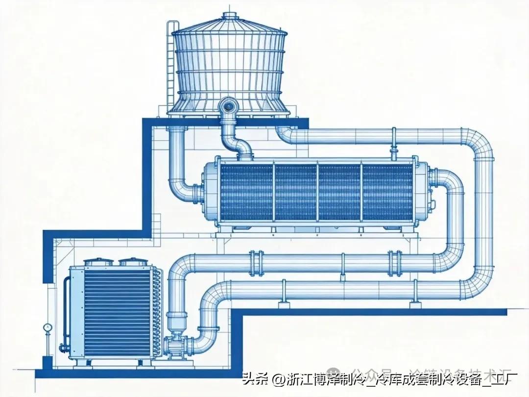 水冷冷库用水选错,电费多花30%?3类系统用水选型全攻略(pic2) 水冷冷库用水选错,电费多花30%?3类系统用水选型全攻略(pic2)
